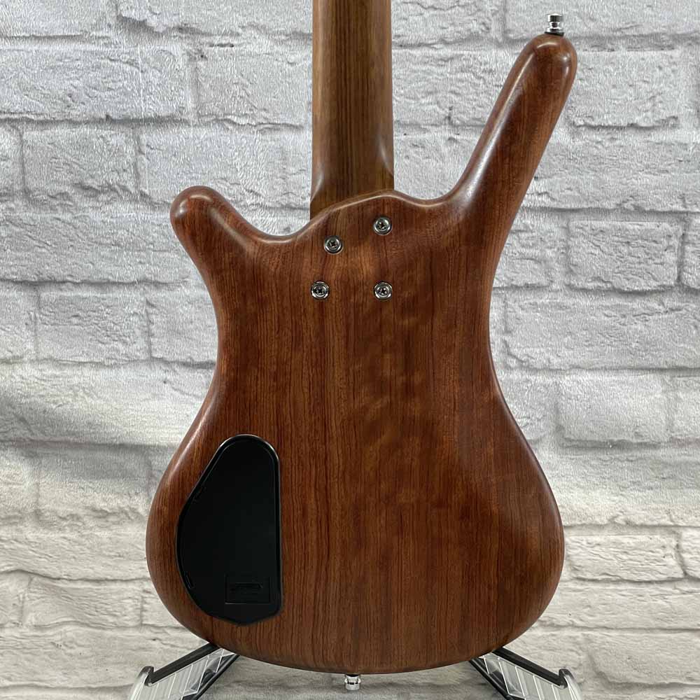 Used:  Warwick Basses Corvette Standard 4-String Fretless Bass Guitar - Natural Stain