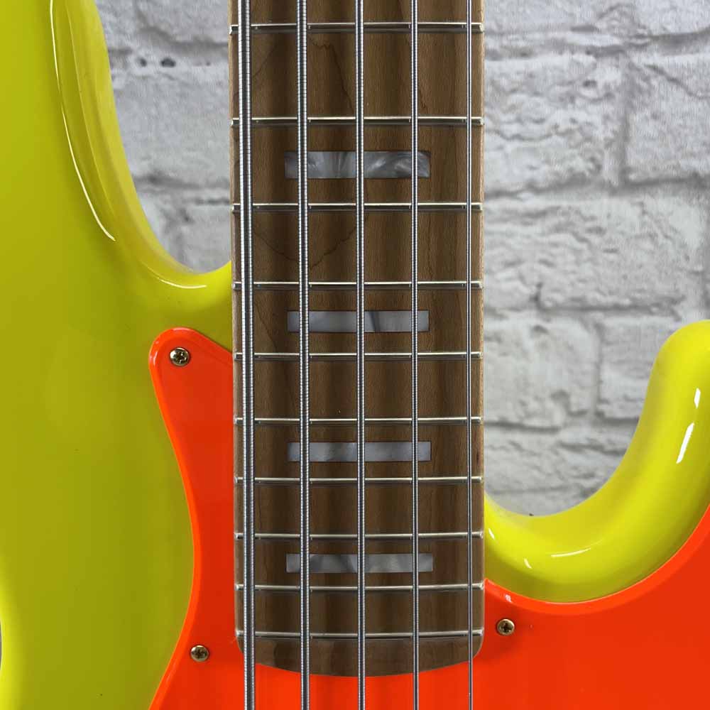 Used:   Fender MonoNeon 5 String Jazz Bass Guitar