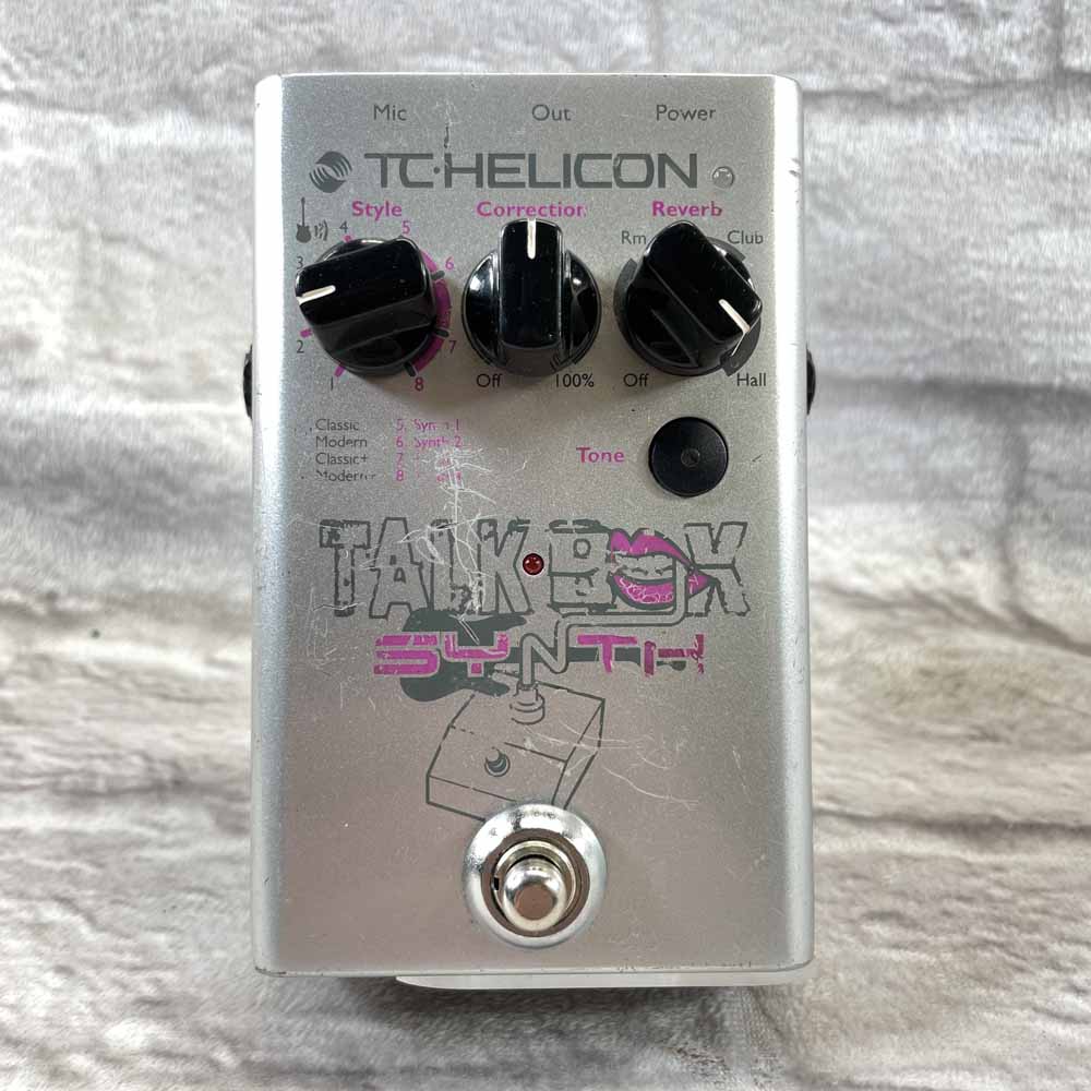 Used:  TC Helicon Talk Box Synth Pedal