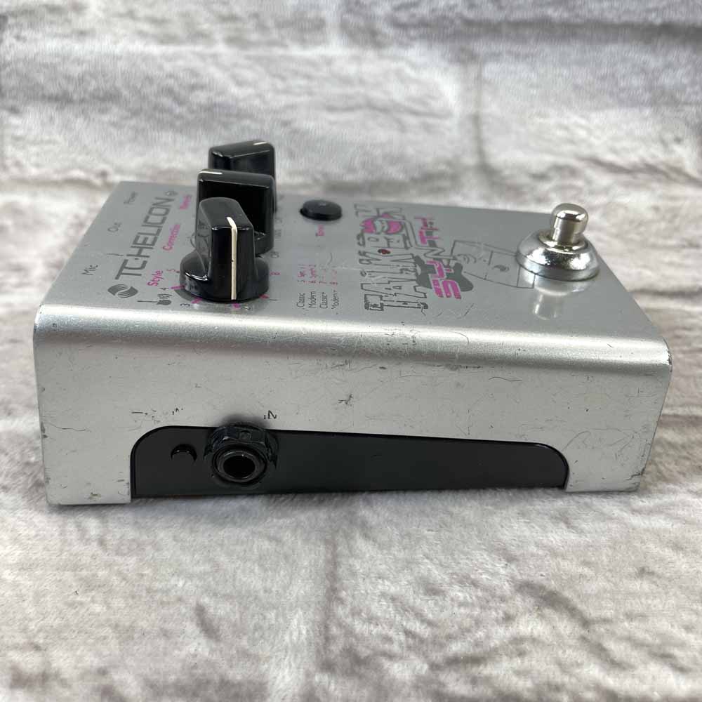 Used:  TC Helicon Talk Box Synth Pedal