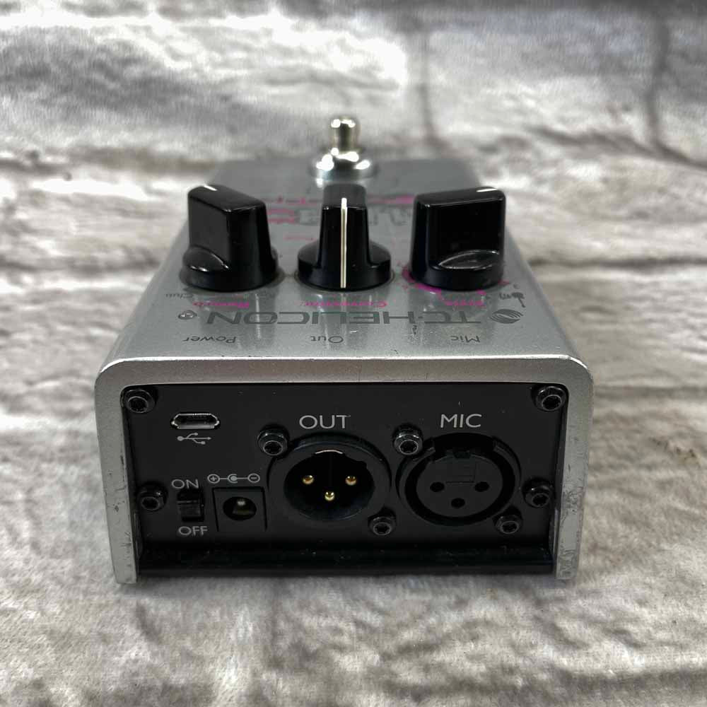 Used:  TC Helicon Talk Box Synth Pedal