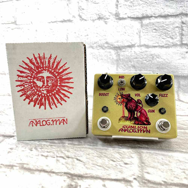 Used: Analogman Sun Lion Fuzz Buster Pedal – Flipside Music