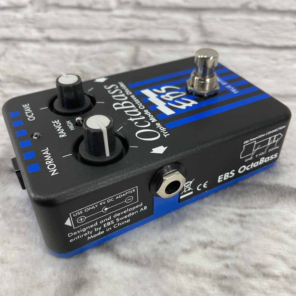 Used:  EBS OctaBass Triple Mode Octave Divider Pedal
