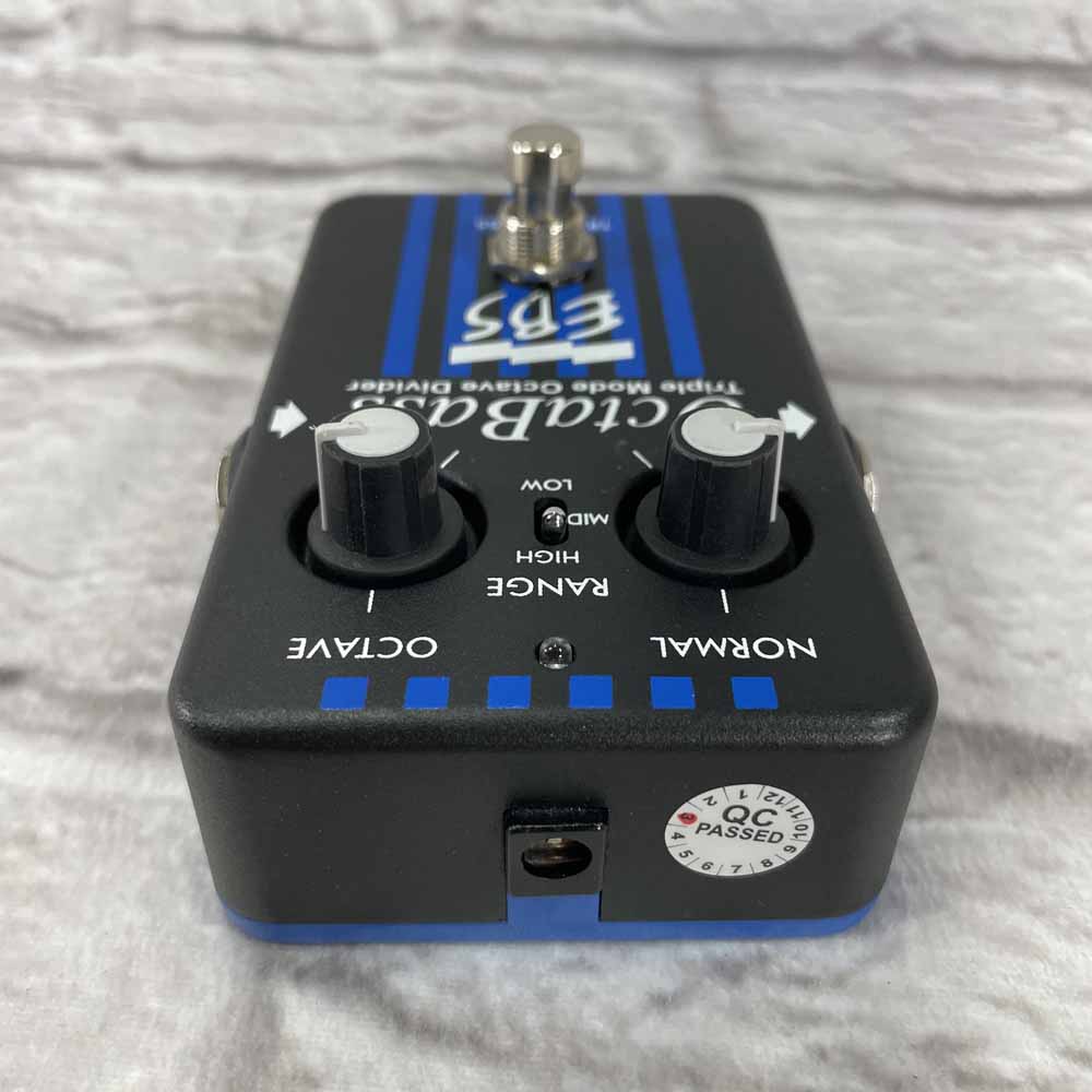 Used:  EBS OctaBass Triple Mode Octave Divider Pedal