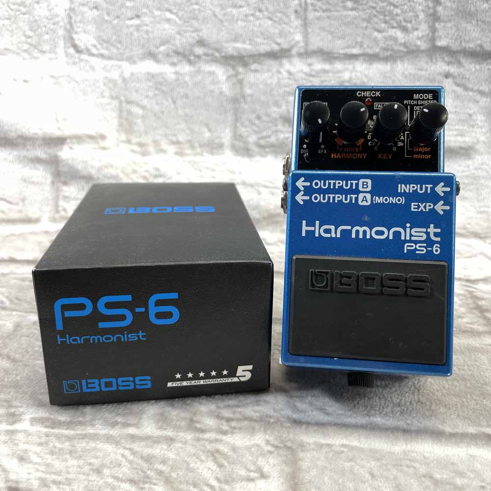 Used:  Boss PS-6 Harmonist Pitch Effects Pedal