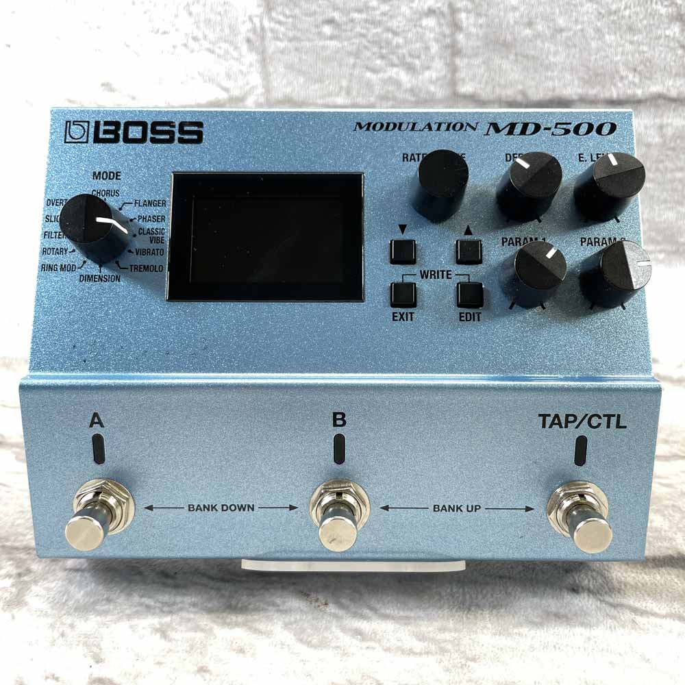 Used:  Boss MD-500 Modulation Effects Pedal