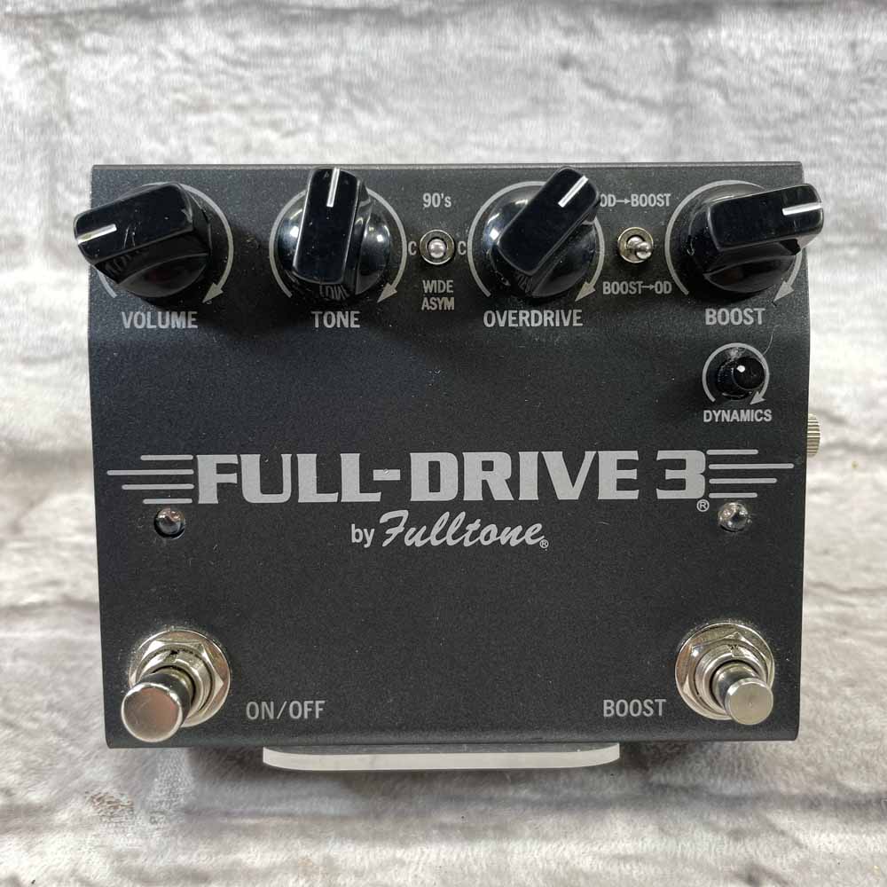 Used:  Fulltone Full-Drive3 Overdrive Pedal