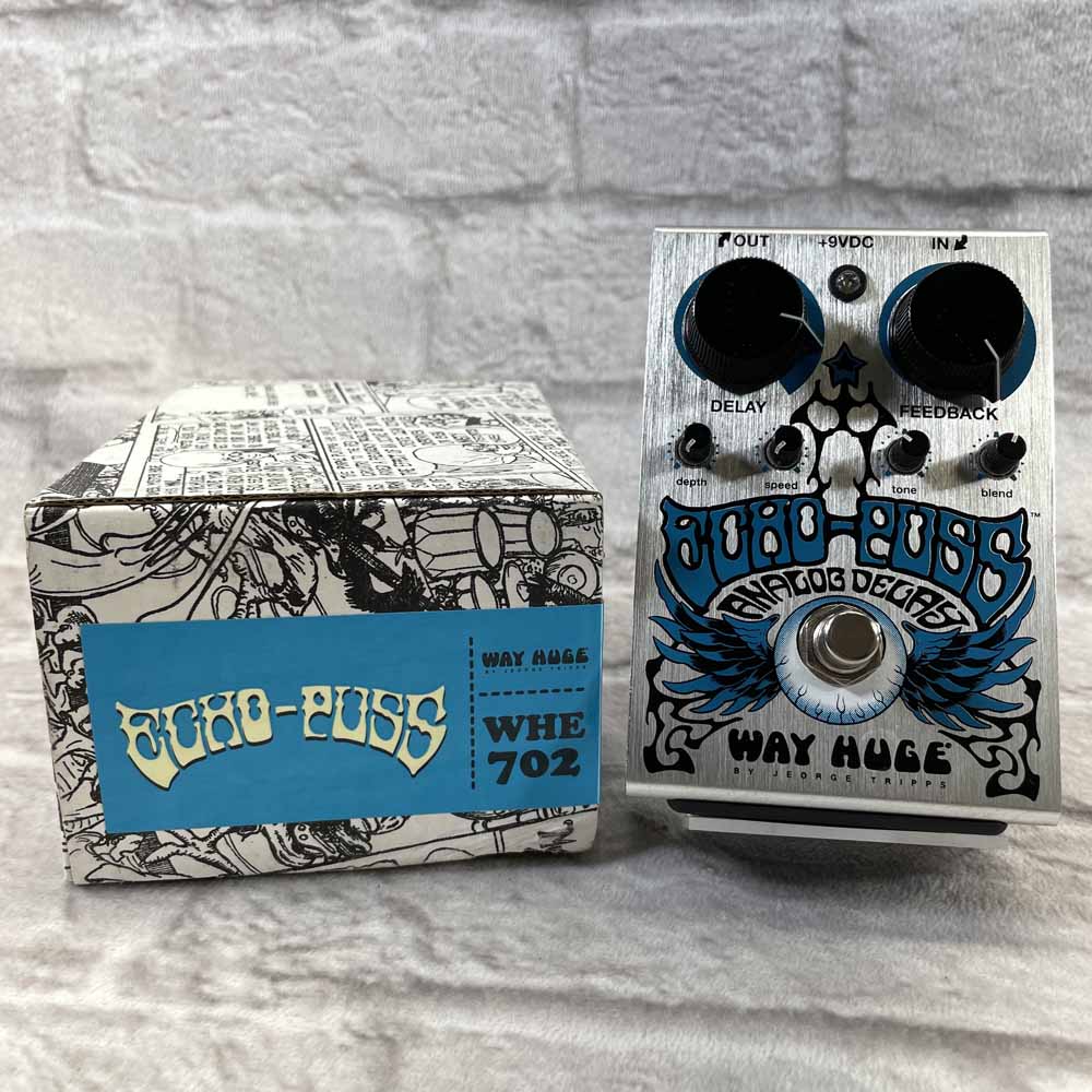 Used:  Way Huge Echo-Puss Analog Delay Pedal