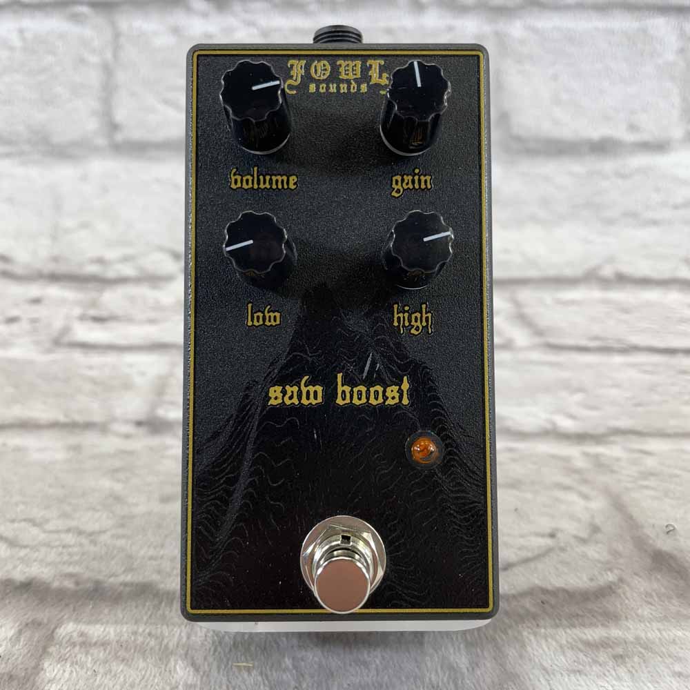 Used:  Fowl Sounds Saw Boost Pedal