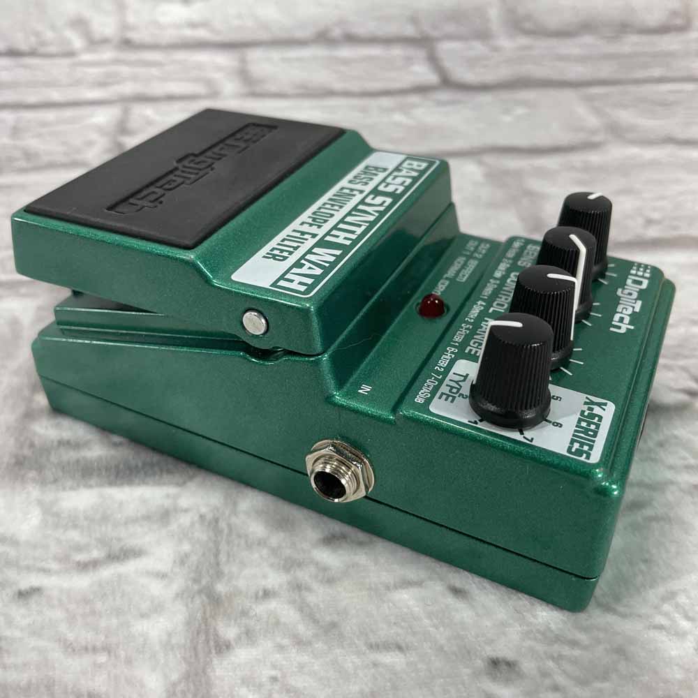 Used:  DigiTech Bass Synth Wah Pedal