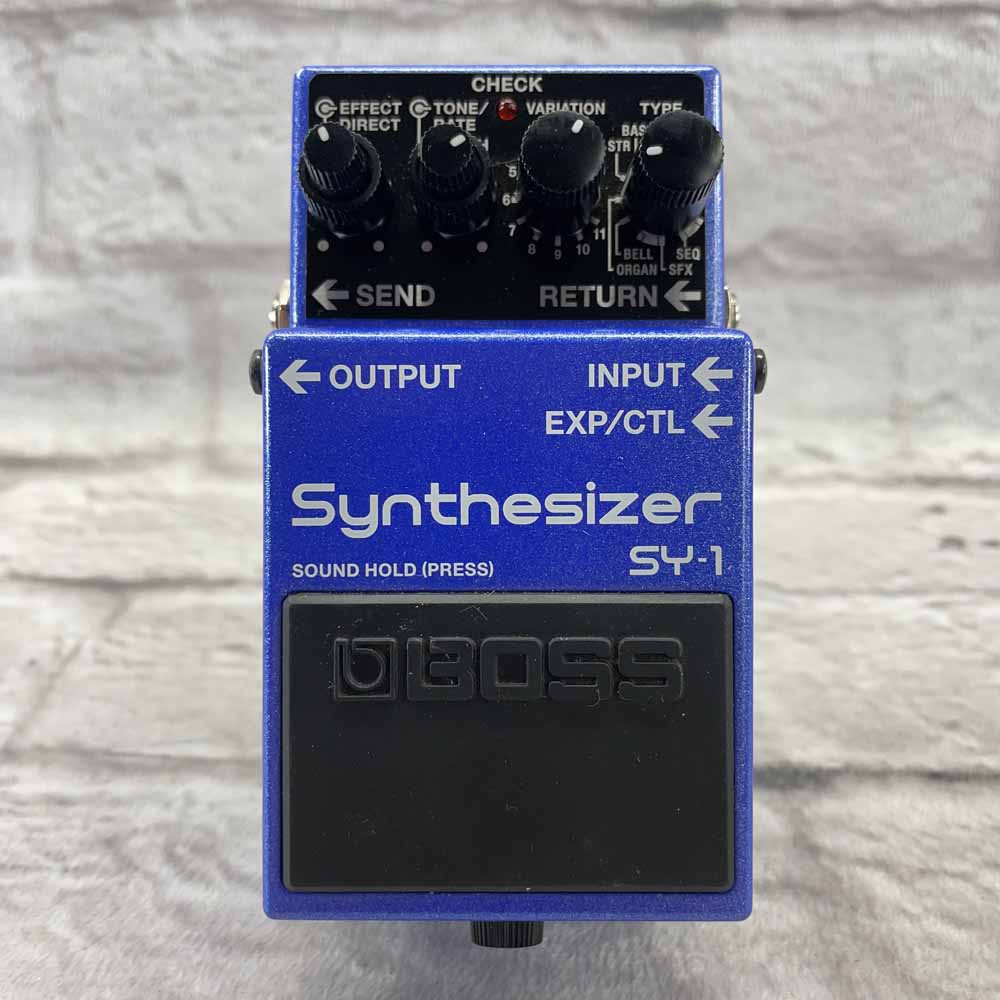 Used:  Boss SY-1 Guitar Synthesizer Pedal