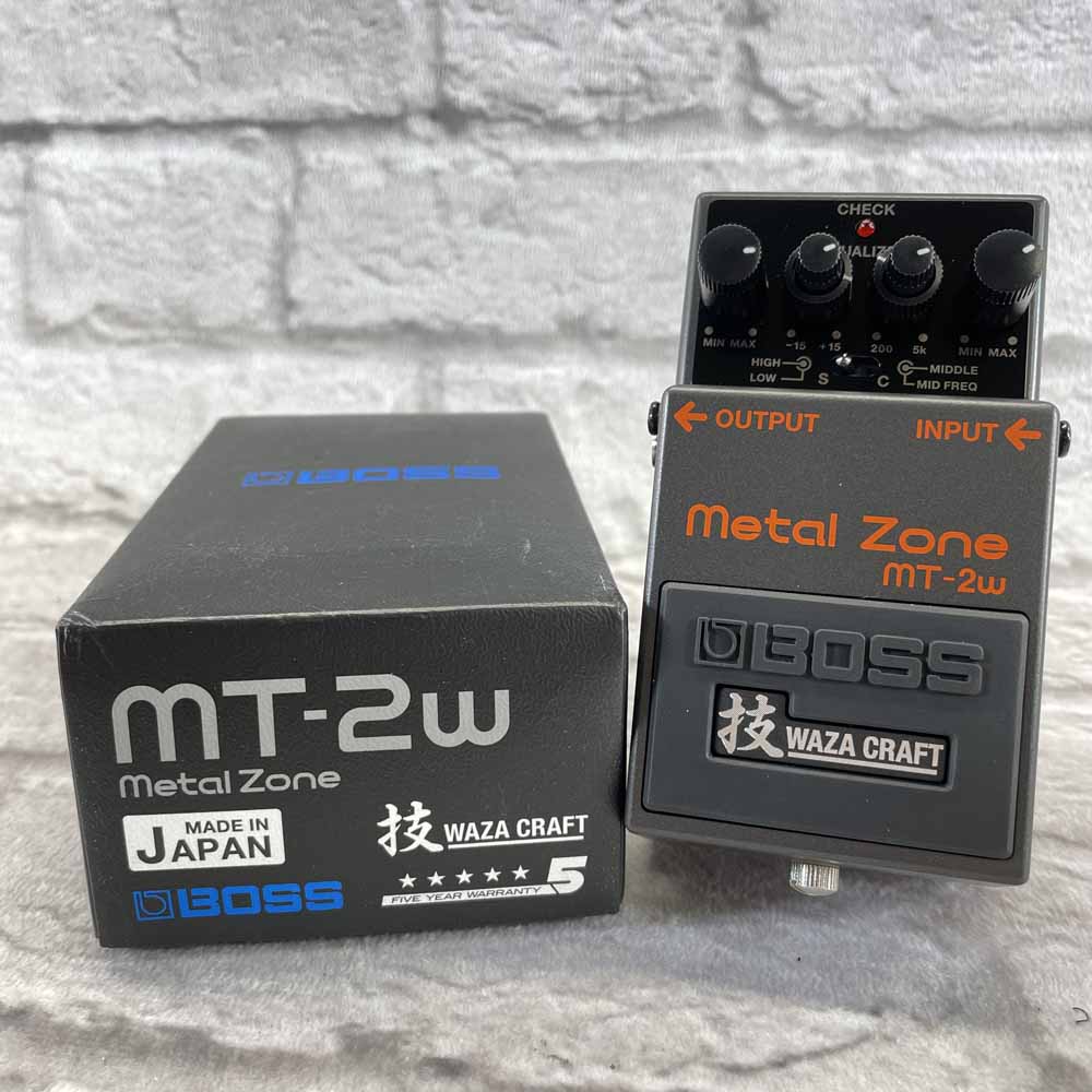 Used:  Boss Waza Craft MT-2w Metal Zone