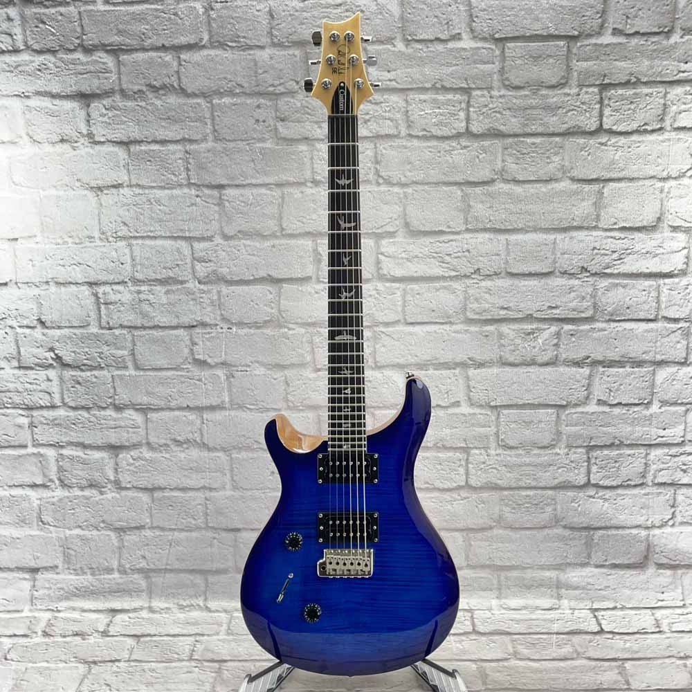 Used:  PRS SE Custom 24 Left-Handed Electric Guitar - Faded Blue