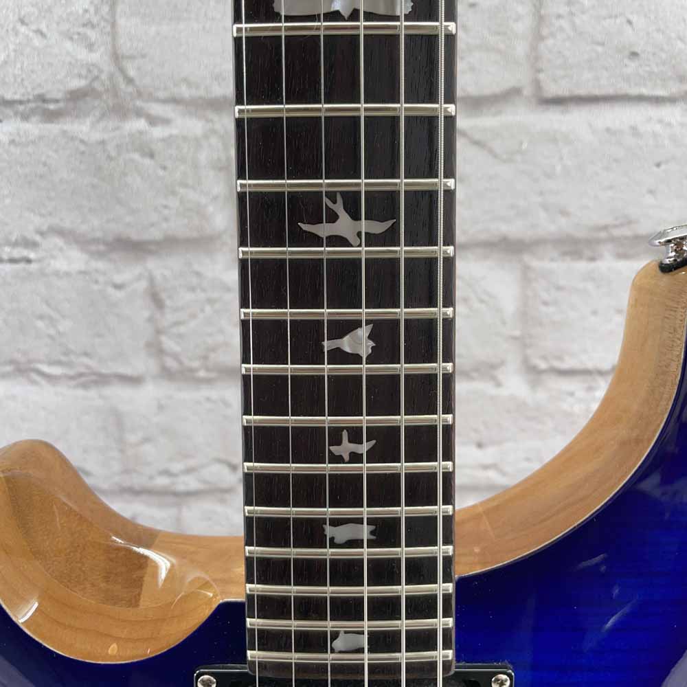 Used:  PRS SE Custom 24 Left-Handed Electric Guitar - Faded Blue