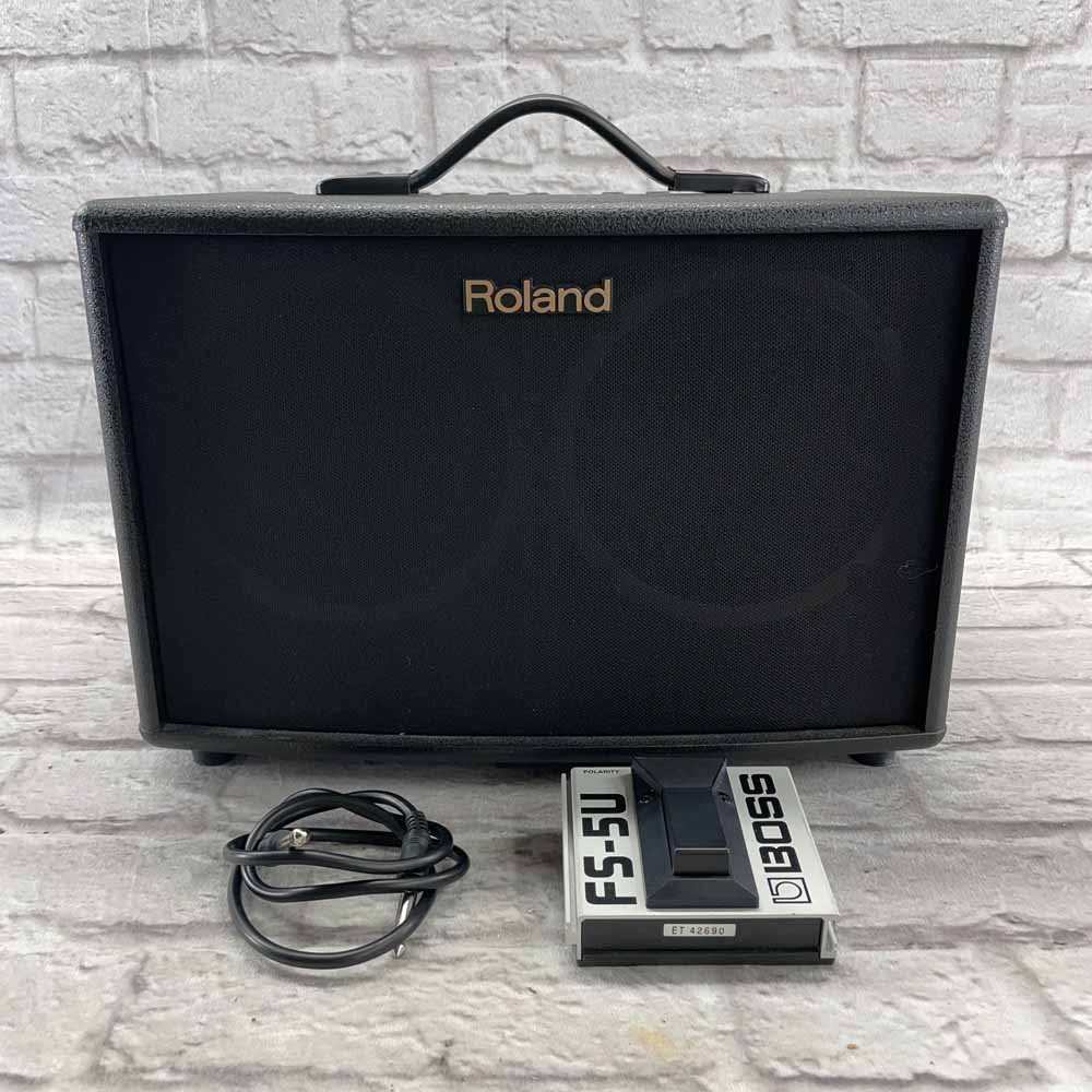 Used:  Roland AC-60 Acoustic Chorus 2-Channel 60-Watt Acoustic Guitar Combo Amp