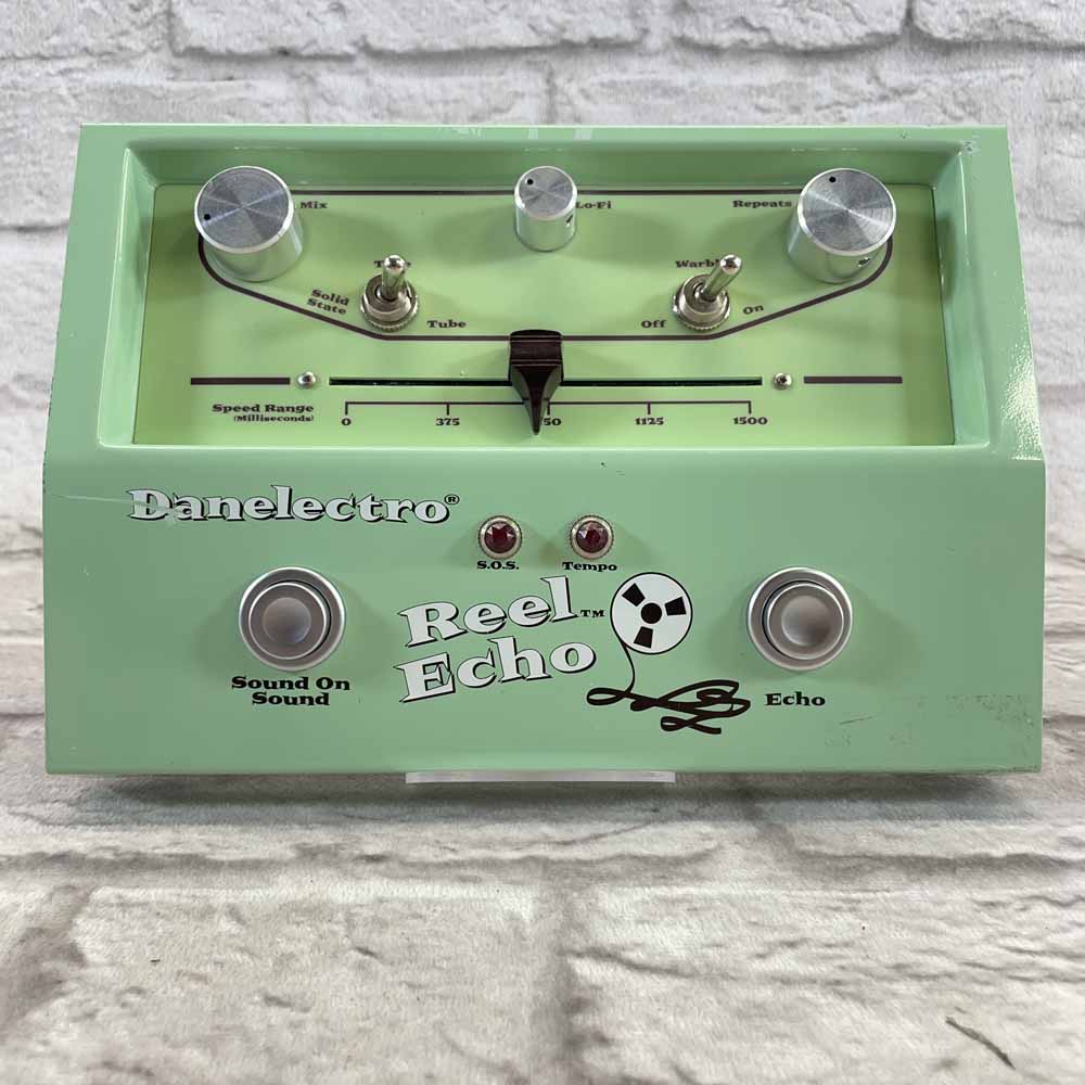 Used:  Danelectro Reel Echo Pedal