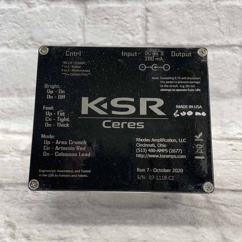 Used:  KSR Amplification - Ceres – 3 Channel Preamp Pedal