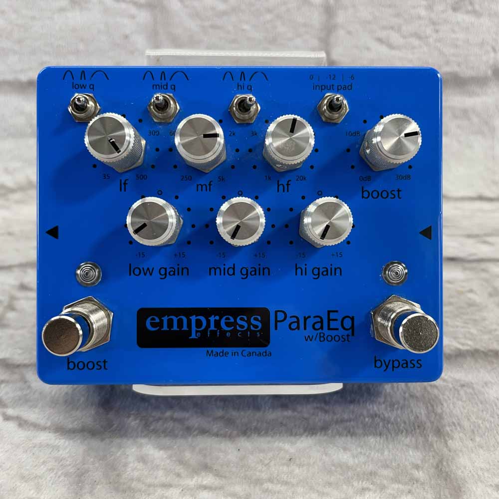 Used:  Empress Effects ParaEq with Boost