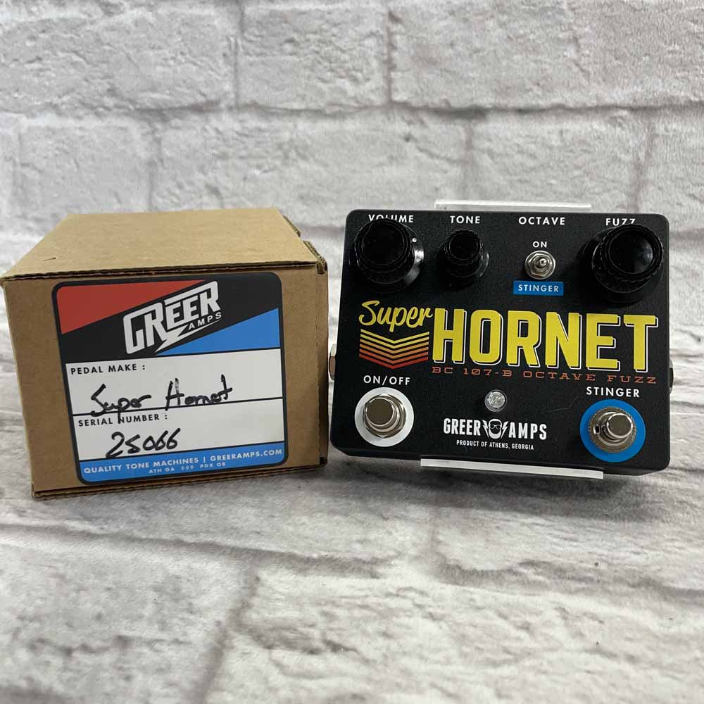 Used: Greer Amps Super Hornet Fuzz Pedal