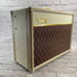 Used:  Vox Limited Edition AC15C1-CM -15 Watt 1x12 Creamback Combo Amp - White Tolex