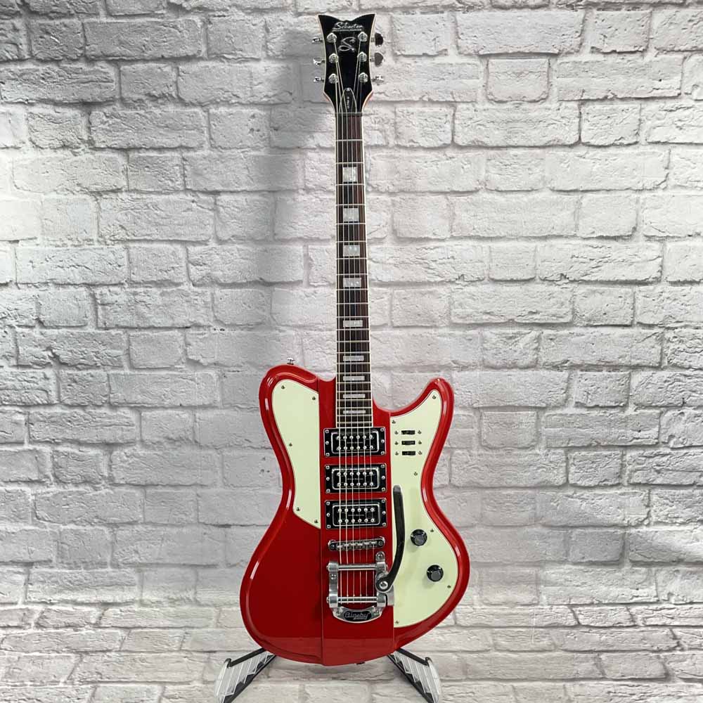 Used:  Schecter Diamond Series Ultra-III Electric Guitar - Red