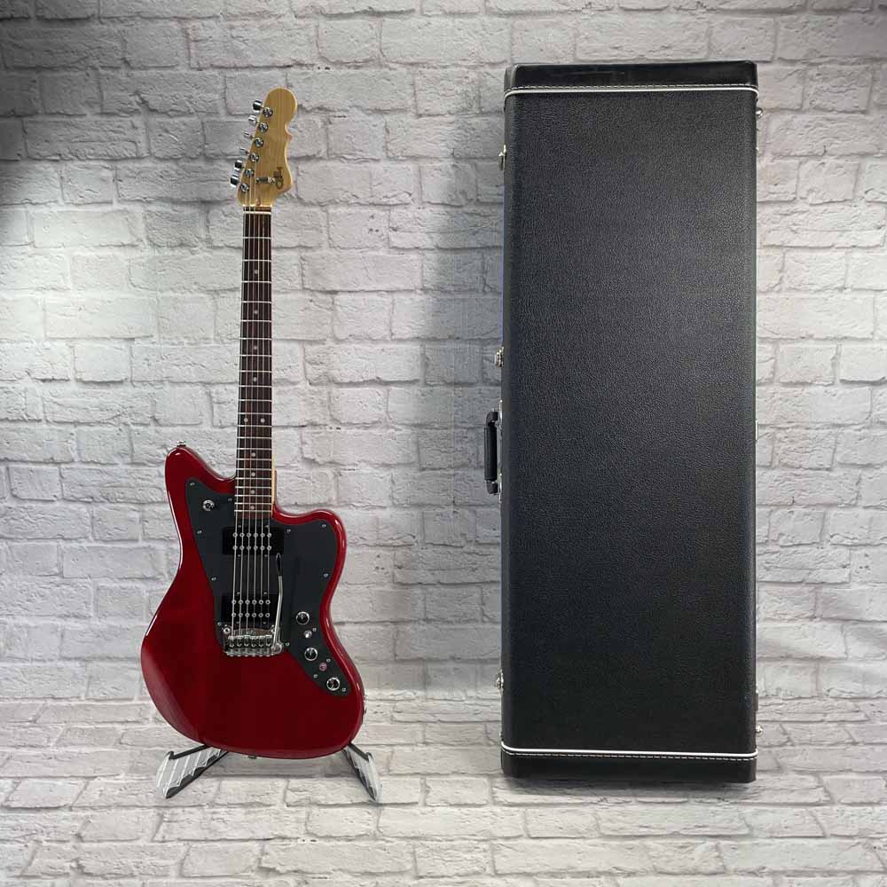 Used:  G&L Guitars CLF Research Doheny V12 - Clear Red