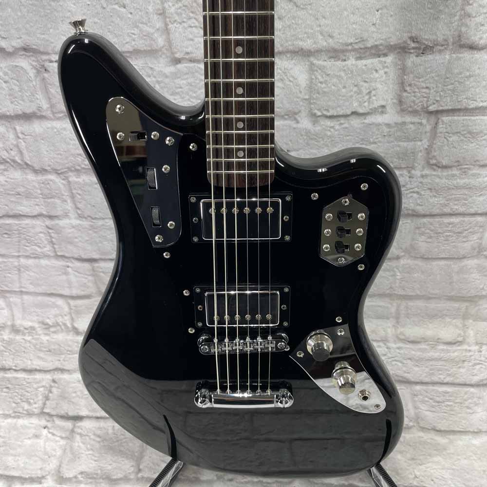 Used:  Fender Jaguar Electric Guitar - Black