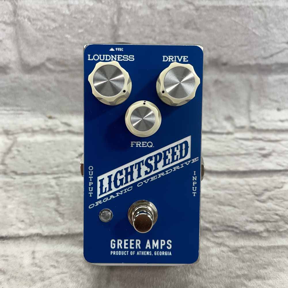 Used:  Greer Amps Lightspeed Organic Overdrive Pedal