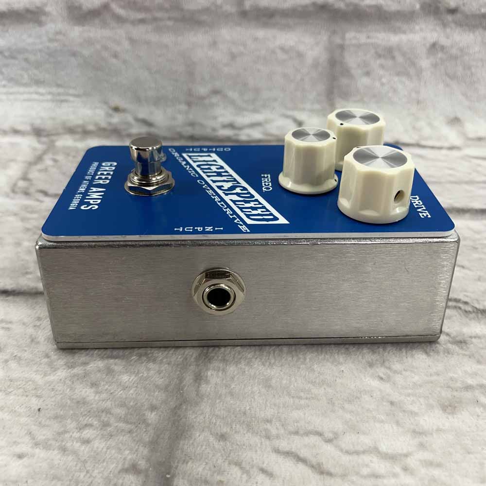 Used:  Greer Amps Lightspeed Organic Overdrive Pedal