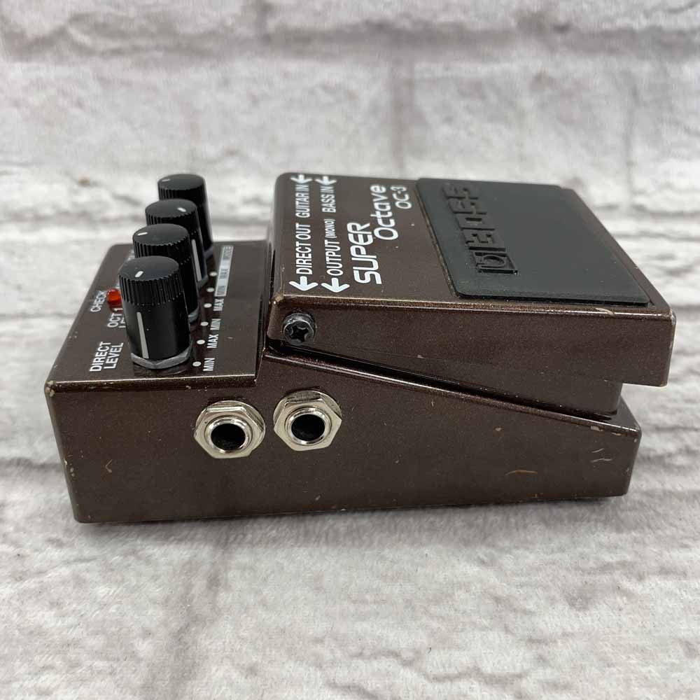 Used:  Boss OC-3 Super Octave Pedal