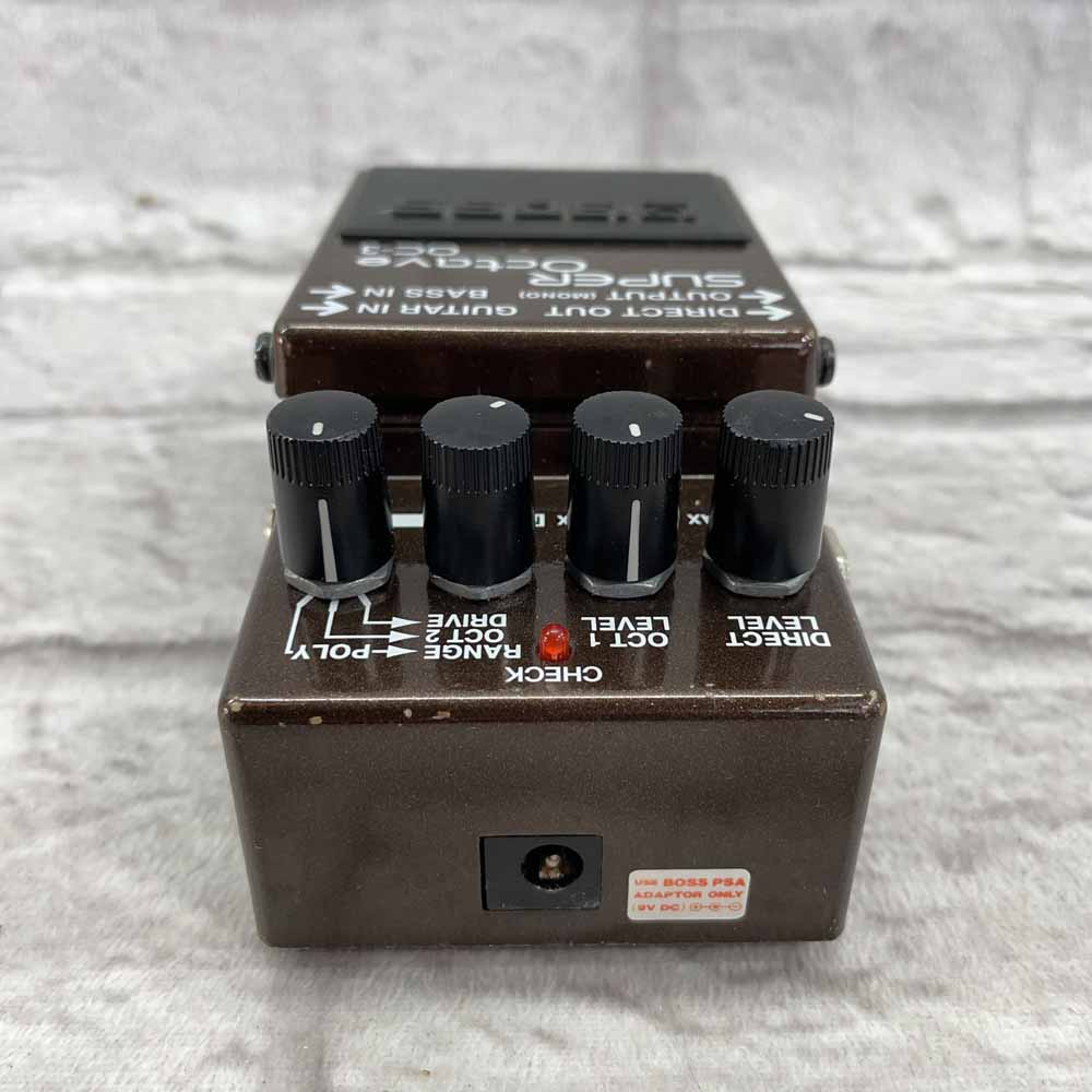 Used:  Boss OC-3 Super Octave Pedal