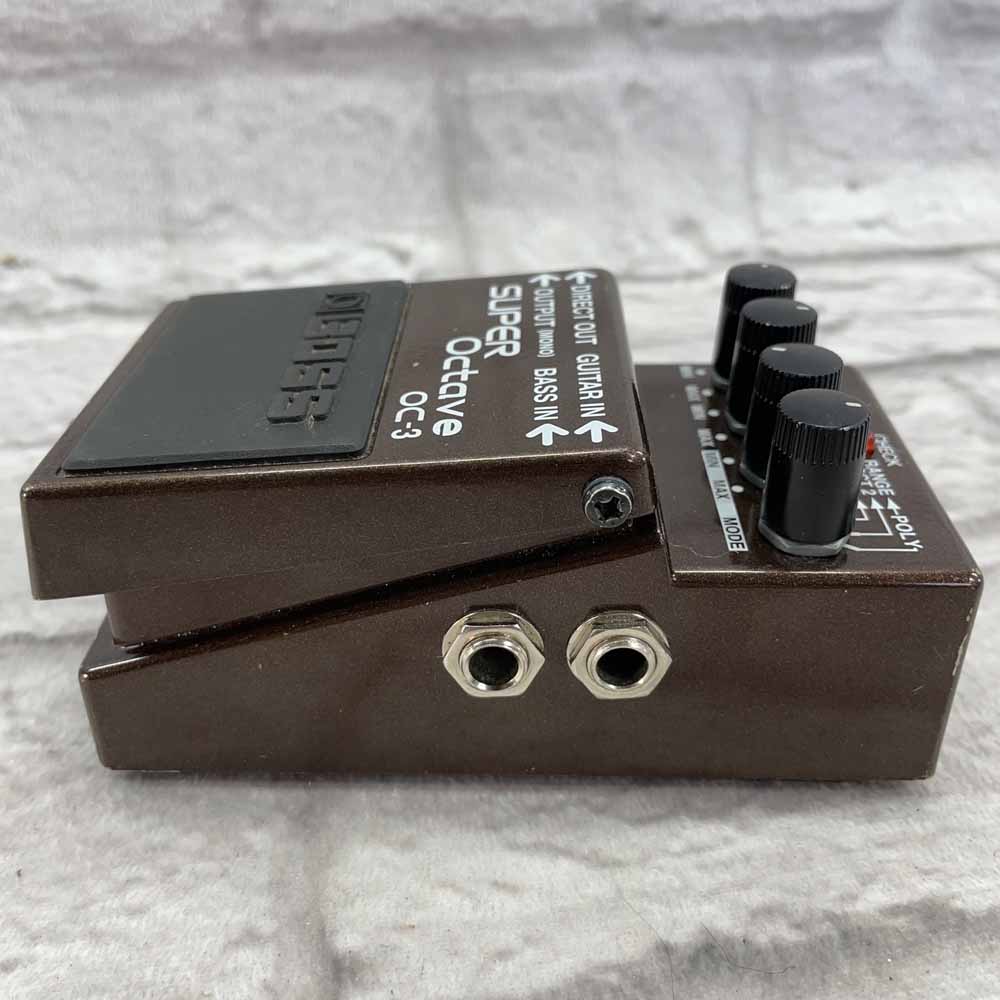 Used:  Boss OC-3 Super Octave Pedal