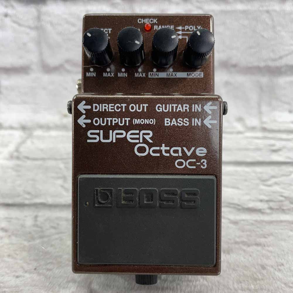 Used:  Boss OC-3 Super Octave Pedal