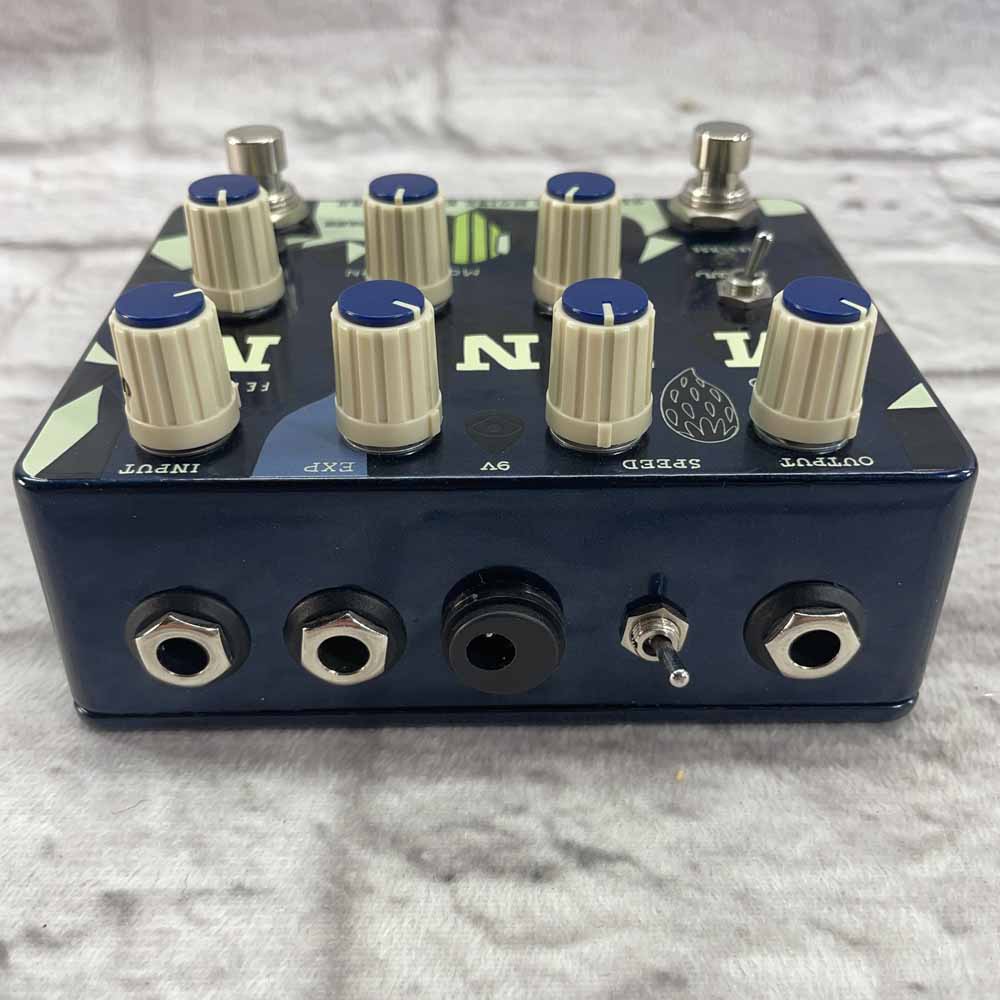 Used:  Old Blood Noise Endeavors Minim Reverb Delay and Reverse Pedal