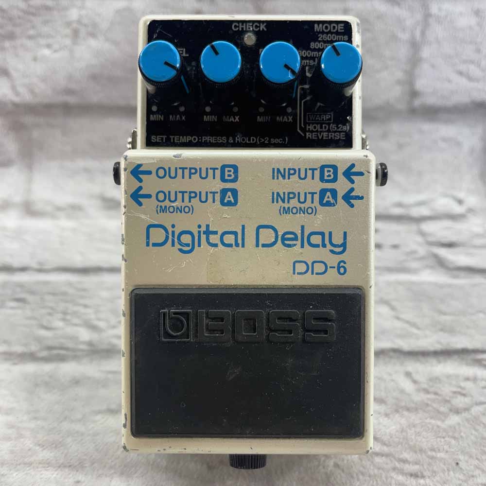 Used:  Boss DD-6 Digital Delay Pedal