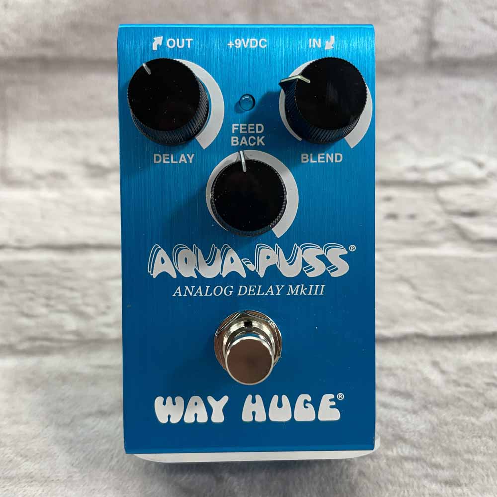 Used:  Way Huge Aqua-Puss MkIII Analog Delay Pedal