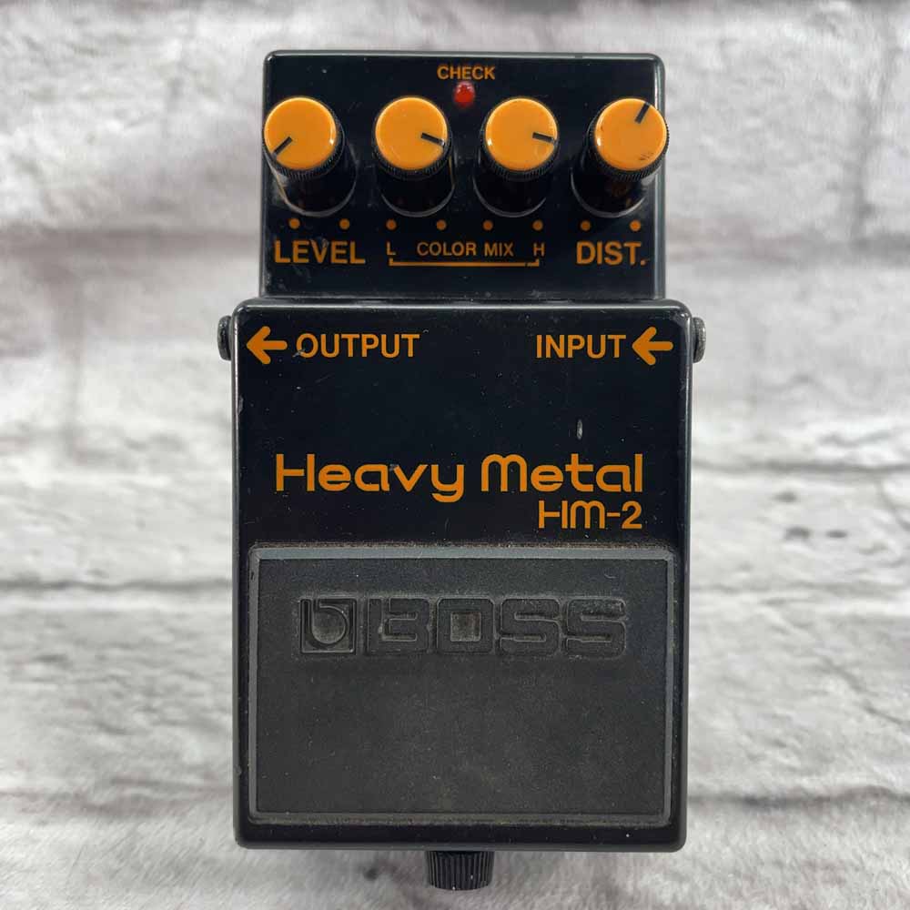 Used:  Boss Heavy Metal HM-2 Distortion Pedal