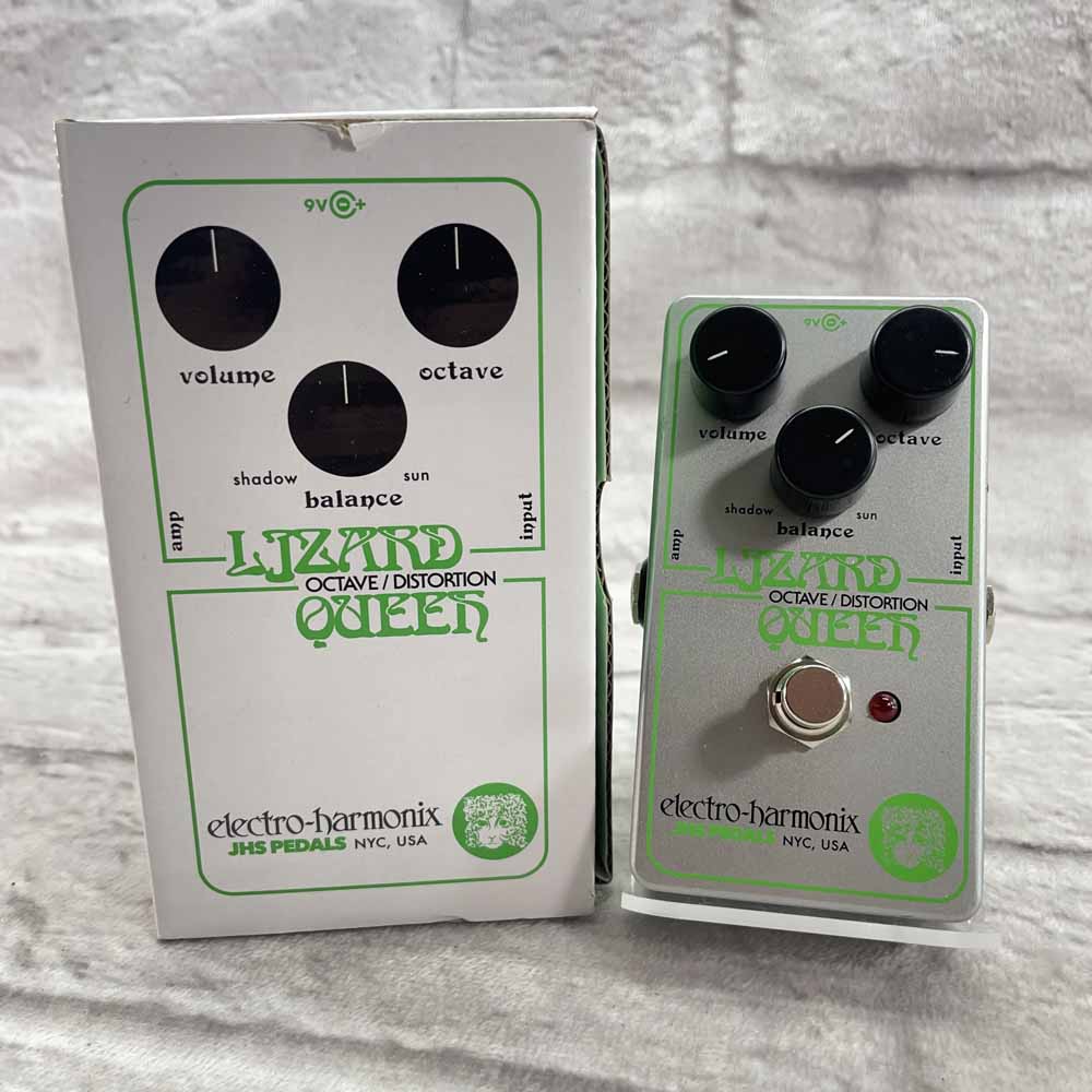 Used:  Electro-Harmonix Lizard Queen Octave Fuzz Distortion Pedal