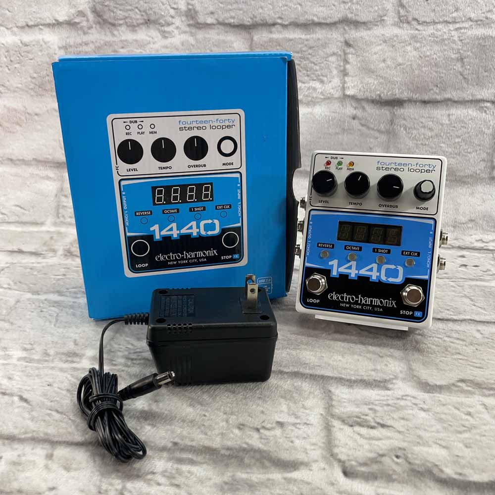 Used:  Electro-Harmonix 1440 Stereo Looper