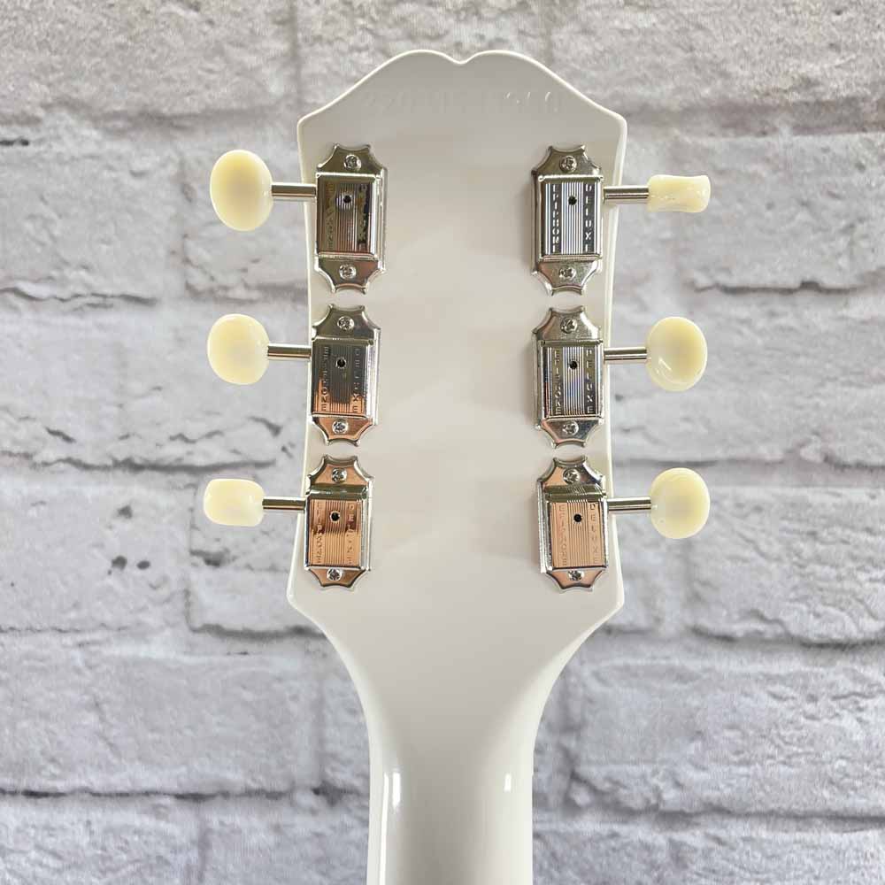 Used:  Epiphone Crestwood Custom Tremotone Electric Guitar - Polaris White