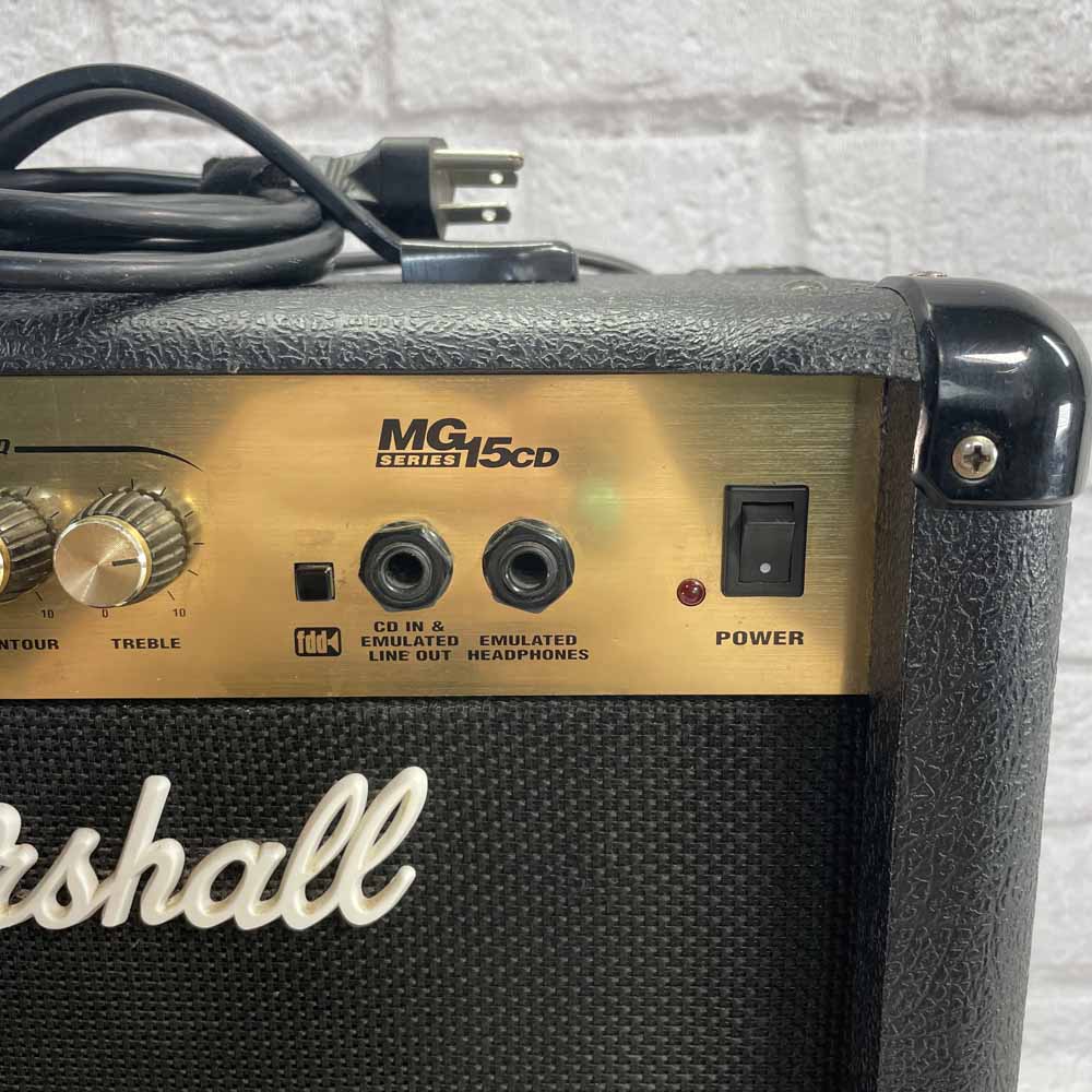 Used:  Marshall MG15CD 15 Watt Solid State Practice Combo Amp