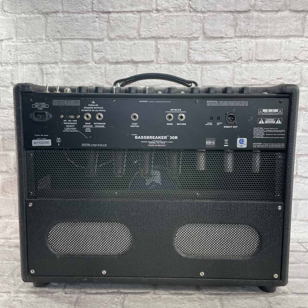 Used:  Fender Bassbreaker 30R, 120V Guitar Amplifier