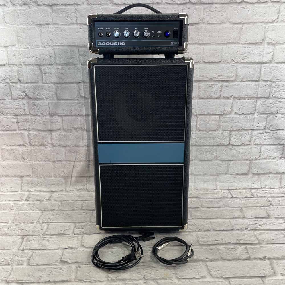 Used:  Acoustic 260 Bass Mini Stack