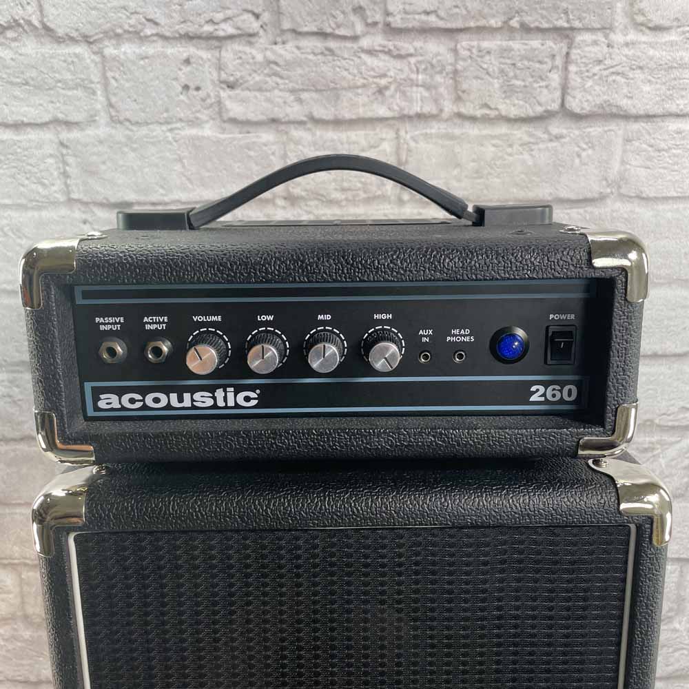 Used:  Acoustic 260 Bass Mini Stack