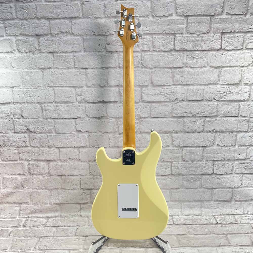 Used:  PRS SE Electric Guitar - Silver Sky Moon White