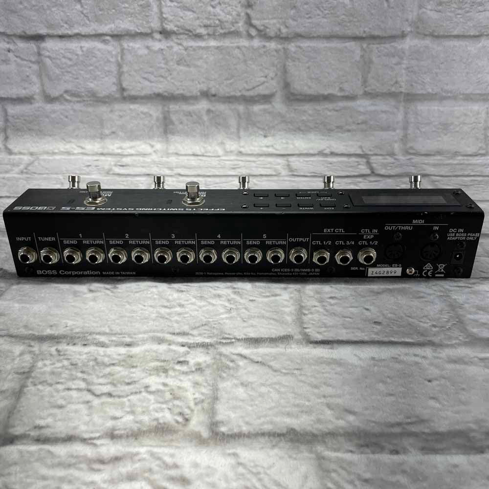 Used:   Boss ES-5 Effects Switching System