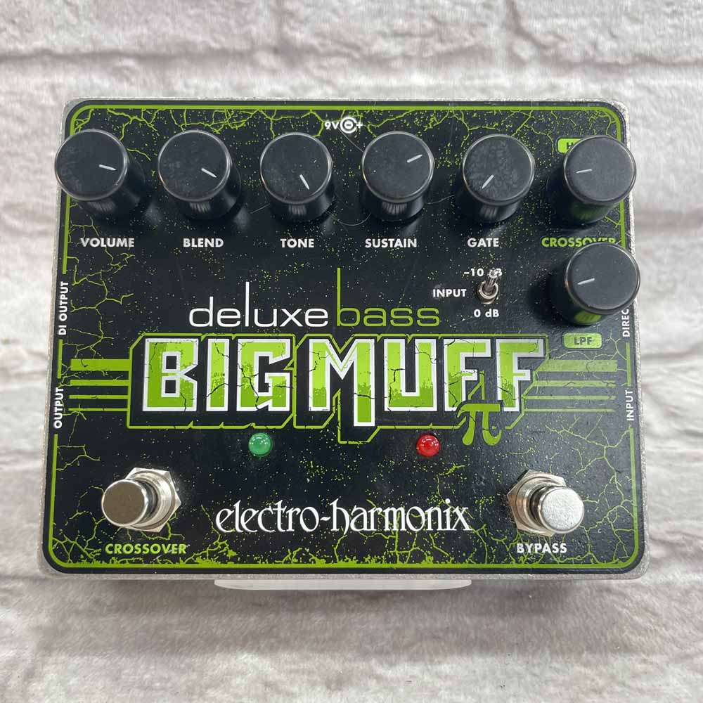 Used:  Electro-Harmonix Deluxe Bass Big Muff Pi Distortion/Sustainer Pedal