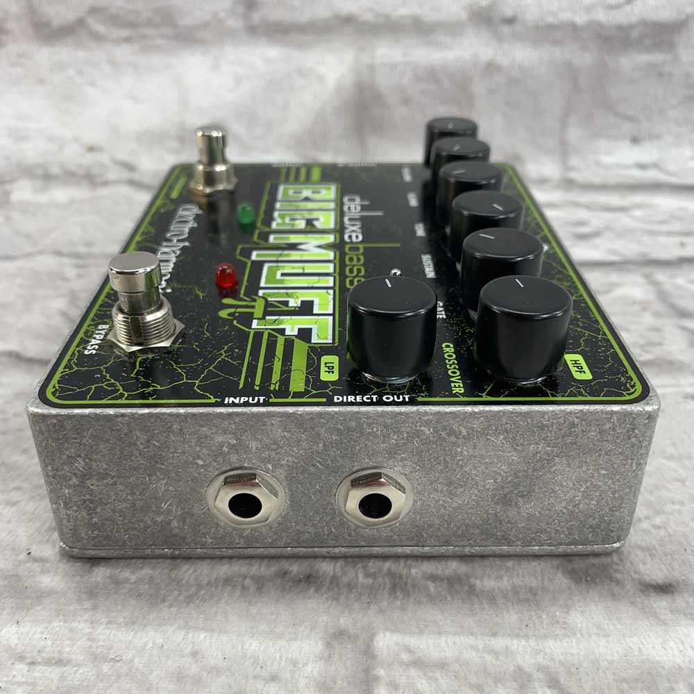 Used:  Electro-Harmonix Deluxe Bass Big Muff Pi Distortion/Sustainer Pedal