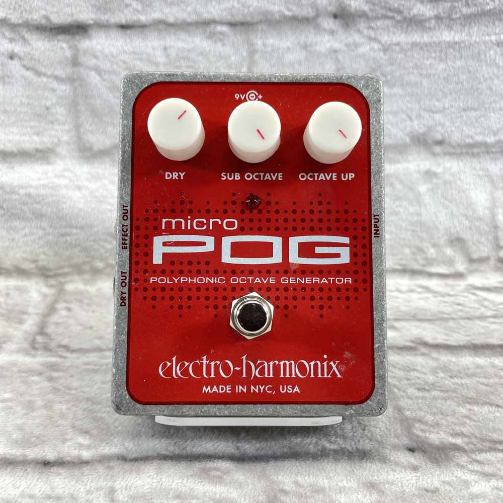 Used:  Electro-Harmonix Micro POG Polyphonic Octave Generator
