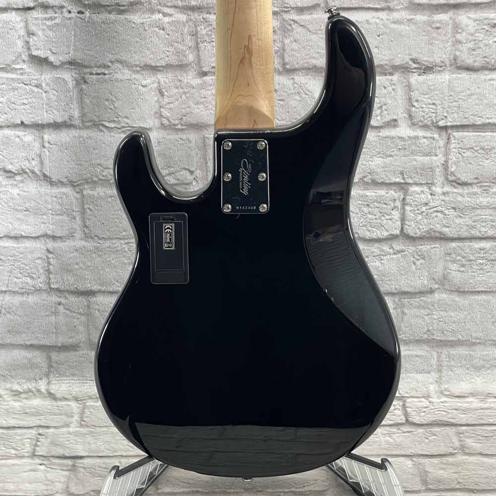 Used:   Sterling by Music Man Stingray 5 - 5 String Bass Guitar - Black